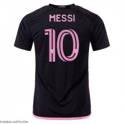 Inter Miami Lionel Messi #10 Fußballbekleidung Auswärtstrikot 2023-24 Kurzarm
